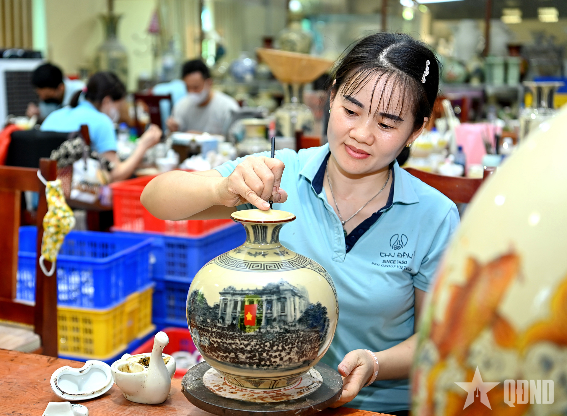 Nghệ nhân gốm Chu Đậu và quà tặng 80 mùa thu độc lập